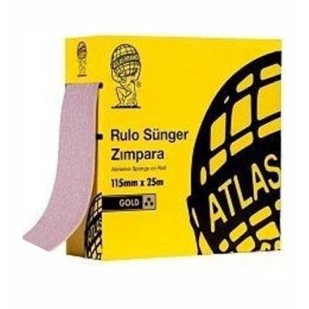 ATLAS RULO SÜNGER ZIMPARA 115 mm x 25 mt 120 Kum