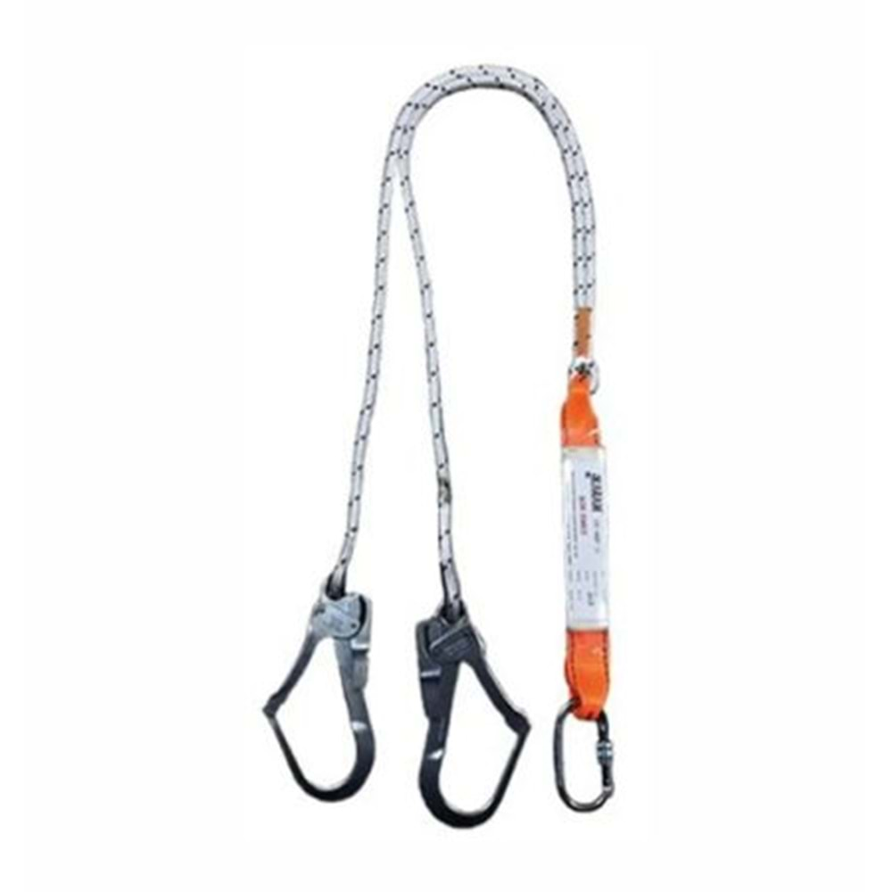 LANYARD ŞOK EMİCİ STATİK HALATLI 12 mm (KA-341)