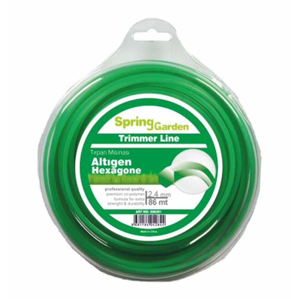 SPRING GARDEN MİSİNA 2.4 mm ALTIGEN 86 mt