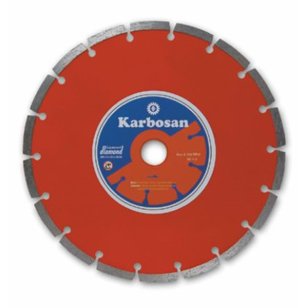 KARBOSAN SEGMENTLİ BETON KESİCİ ELMAS 230 x 2,4 x 22