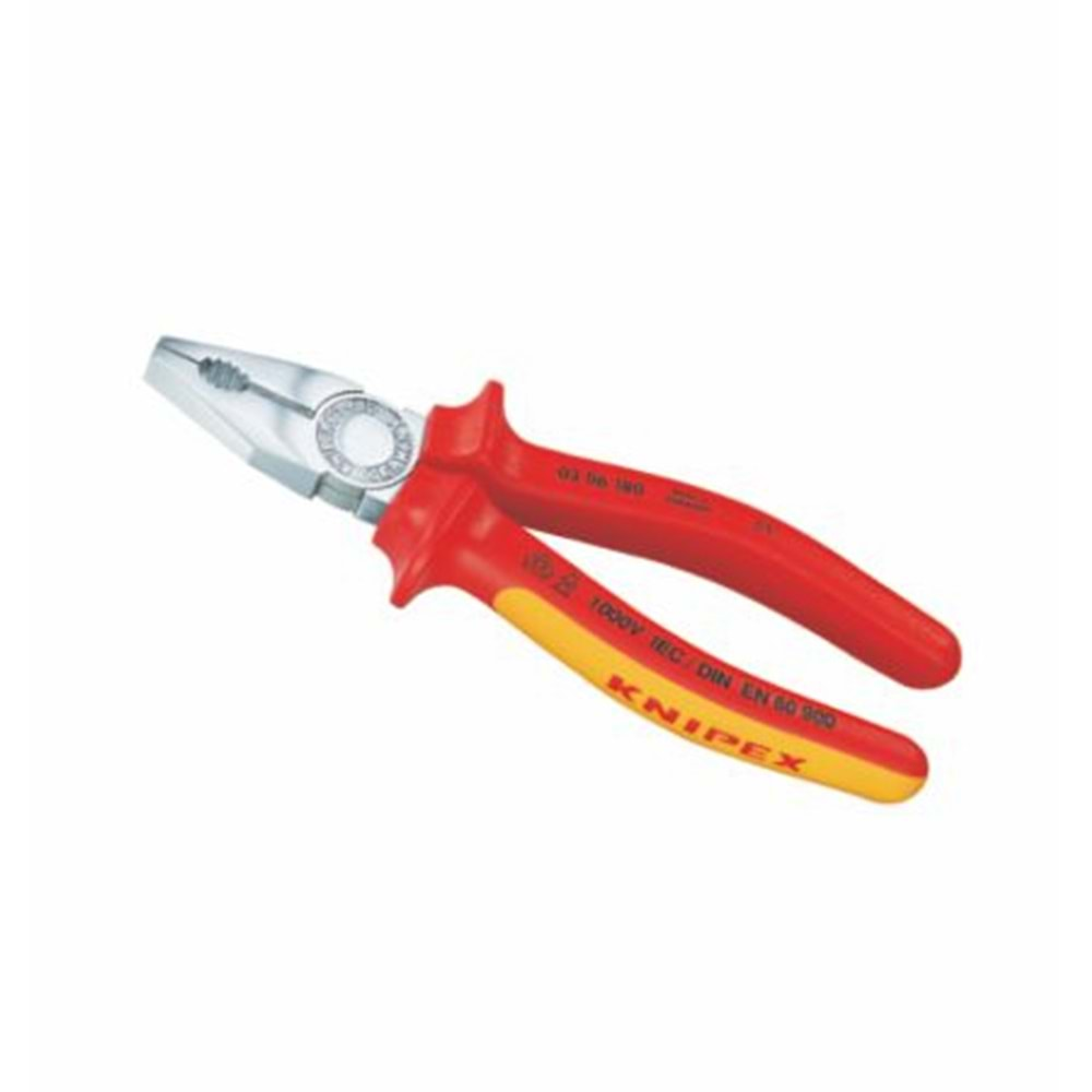 KNIPEX PENSE KROM SOS İZOLE SARI-KIRMIZI 160 mm