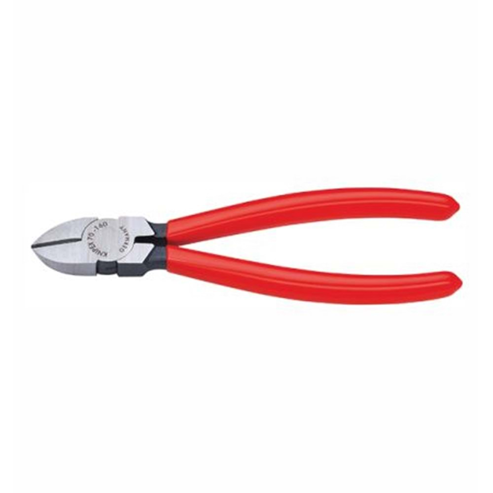 KNIPEX YAN KESKİ POLİSAJ İNCE İZOLE 160 mm