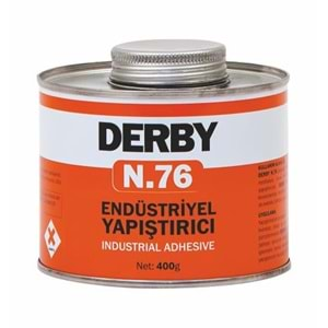 DERBY YAPIŞTIRICI TENEKE (N.76) KIRMIZI 400 gr