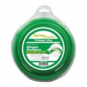 SPRING GARDEN MİSİNA 2.4 mm ALTIGEN 86 mt