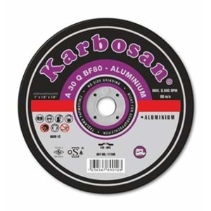 KARBOSAN ALUMİNYUM KESİCİ - THİNLİNE DÜZ 115 x 1.6 x 22 A 46 Q BF80