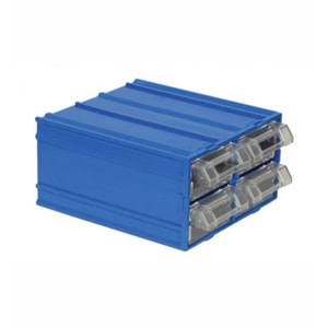 PLASTİK ÇEKMECELİ KUTU 32£ 110x120x62 mm