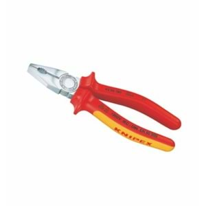 KNIPEX PENSE KROM SOS İZOLE SARI-KIRMIZI 180 mm