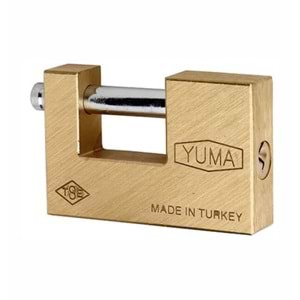 YUMA ASMA KİLİT KAYAR MİLLİ (BLİSTERLİ) 80 mm